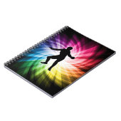 フェンシングシルエット；スペクトル ノートブック (左側)