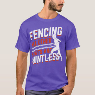 フェンシングスポーツフェンサーギフト Tシャツ