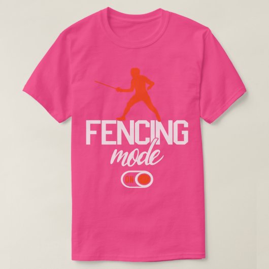 フェンシングスポーツモードソードエピーフェンサー Tシャツ (デザイン正面)