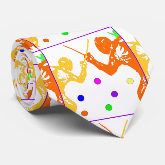 フェンシングスポーツ ネクタイ (ロール)