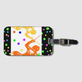 フェンシングスポーツ ラゲッジタグ (正面横)