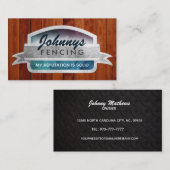フェンシングスローガンズ名刺 名刺 (正面/裏面)