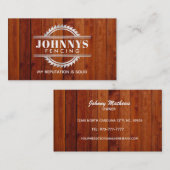 フェンシングスローガンズ名刺 名刺 (正面/裏面)