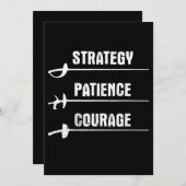 フェンシングデザイン戦略ペイシャンス勇気フェンサー シーズンカード (正面/裏面)