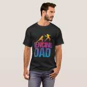 フェンシングパパ剣撃剣器2 Tシャツ (正面フル)