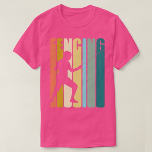 フェンシングフェンシングレトロ(1) Tシャツ (デザイン正面)