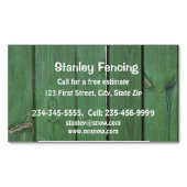 フェンシングフェンスカスタム マグネット名刺 (正面)