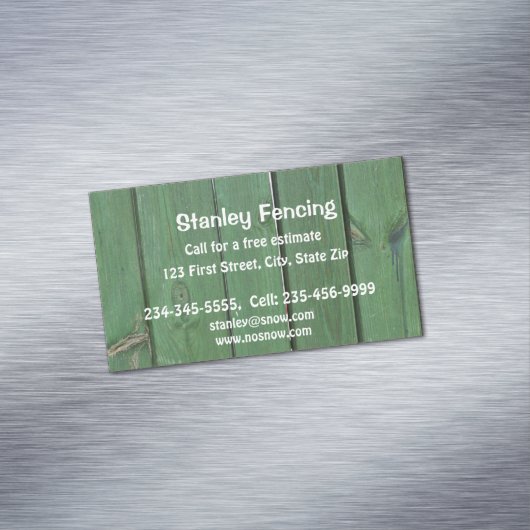 フェンシングフェンスカスタム マグネット名刺 (インサイチュ)