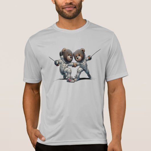 フェンシングベア Tシャツ (正面)