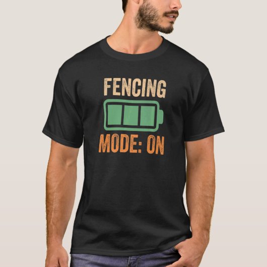 フェンシングモード(バッテリ使用時) Tシャツ (正面)
