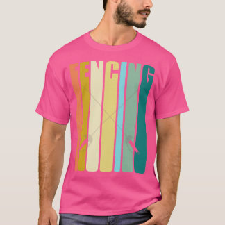 フェンシングレトロスポーツ Tシャツ