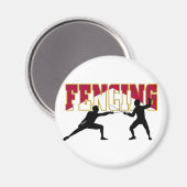 フェンシング一致 マグネット (正面/裏面)
