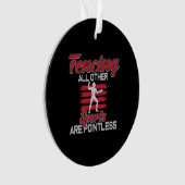 フェンシング他のスポーツは無意味な贈り物男性女性 オーナメント (正面)