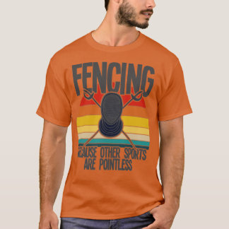 フェンシング他のスポーツは無意味(3) Tシャツ