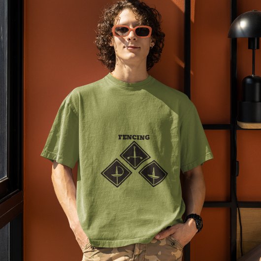 フェンシング付きスタイル Tシャツ