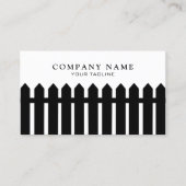 フェンシング会社名刺 名刺 (正面)