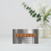 フェンシング会社 名刺 (スタンド正面)