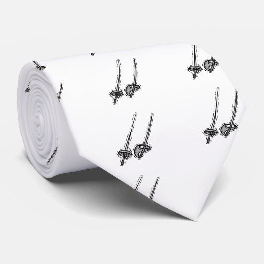 フェンシング剣 ネクタイ (ロール)