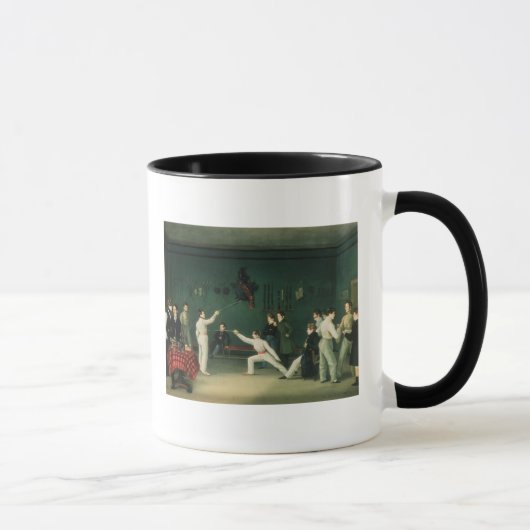 フェンシング場面1827年 マグカップ (右)