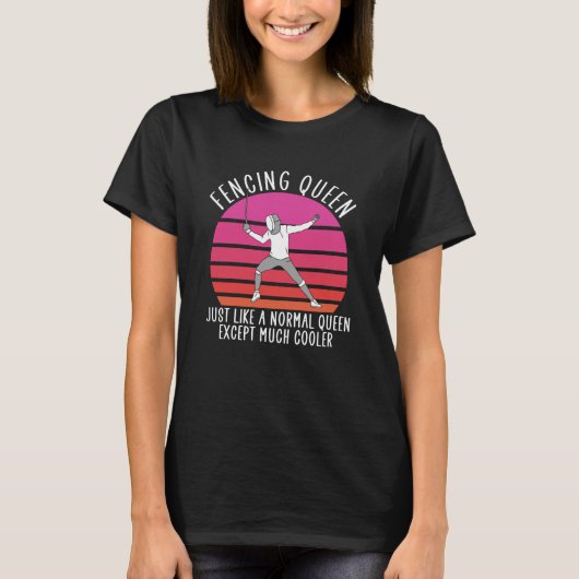 フェンシング女王 Tシャツ (正面)