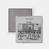 フェンシング学校 マグネット (正面/裏面)