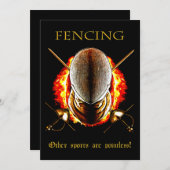 フェンシング恋人 |その他のスポーツは無意味 シーズンカード (正面/裏面)