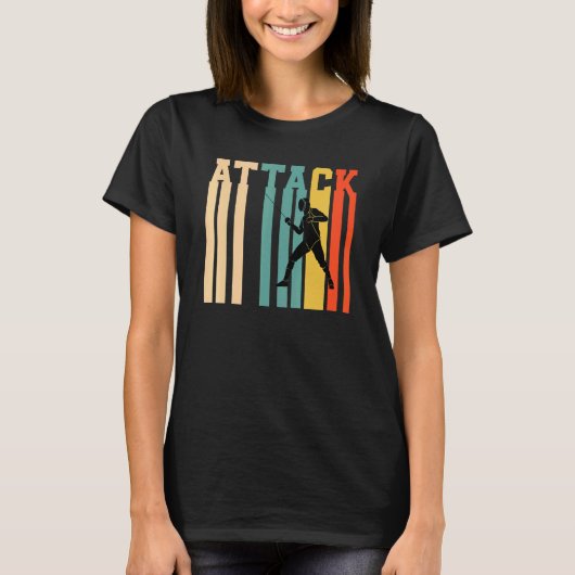 フェンシング攻撃 Tシャツ (正面)