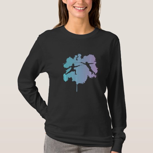 フェンシング格闘フェンサー格闘技プレミアム Tシャツ (正面)