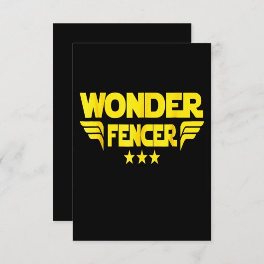 フェンシング贈与 | I常にすべての試合に勝つ エンクロージャーカード (正面/裏面)