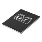 フェンシング贈与 | I常にすべての試合に勝つ ノートパッド (回転)