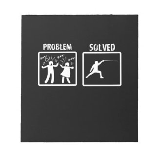 フェンシング贈与 | I常にすべての試合に勝つ ノートパッド