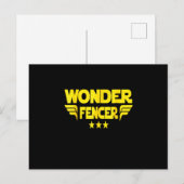 フェンシング贈与 | I常にすべての試合に勝つ 案内ポストカード (正面/裏面)