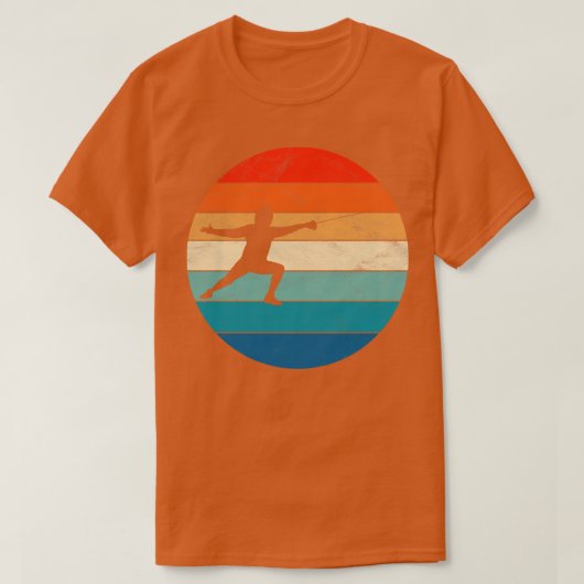 フェンシング贈与 Tシャツ (デザイン正面)