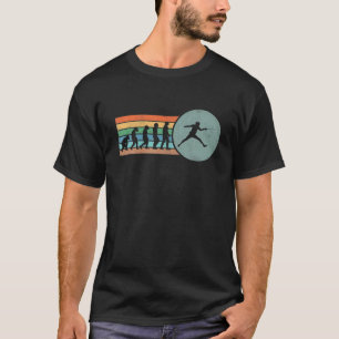 フェンシング進化ヴィンテージ戦闘レトロフェン Tシャツ
