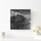 フェンシング・イン・ザ・デューンズ スクエア壁時計 (ホーム)