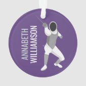 フェンシング オーナメント (裏面)