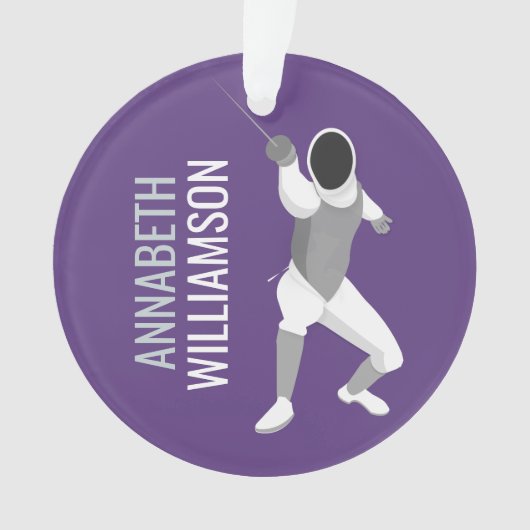 フェンシング オーナメント (正面)