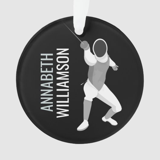 フェンシング オーナメント (正面)