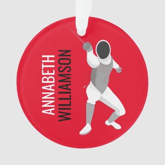 フェンシング オーナメント (正面)