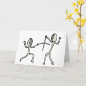 フェンシング カード (黄色い花)