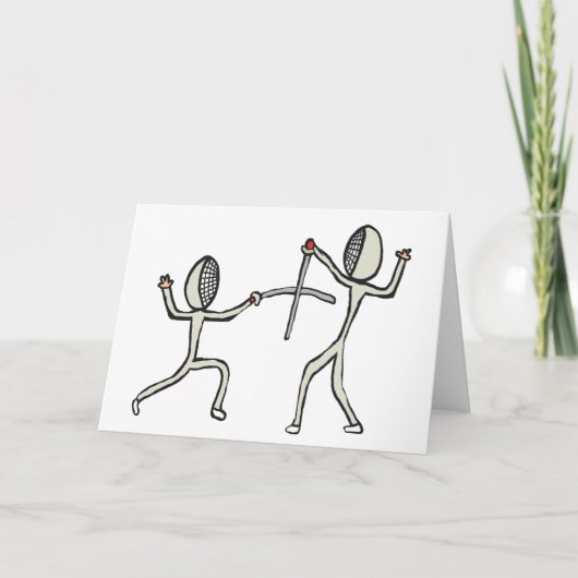 フェンシング カード (正面)