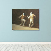 フェンシング キャンバスプリント (インサイチュ (ウッドフロア))