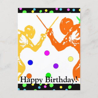 フェンシング スポーツ ポストカード