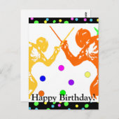 フェンシング スポーツ ポストカード (正面/裏面)