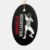 フェンシング セラミックオーナメント (左)