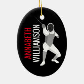 フェンシング セラミックオーナメント (裏面)