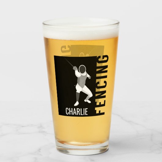 フェンシング タンブラーグラス (ドリンク正面)