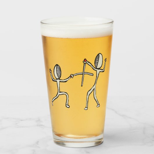 フェンシング タンブラーグラス (ドリンク正面)