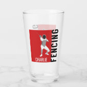 フェンシング タンブラーグラス (裏面)