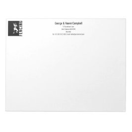 フェンシング ノートパッド